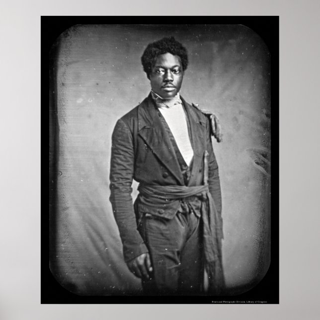 Poster Chancy Brown Daguerreotype 1856 (Devant)