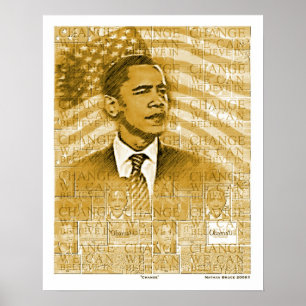 Poster "Change" d'Obama