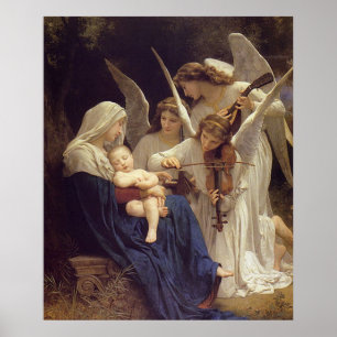 Poster Chanson des Anges - William Bouguereau