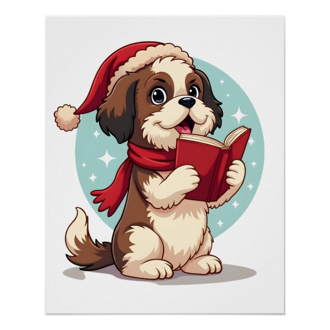 Poster Chanteuse carole de Shih Tzu (Devant)