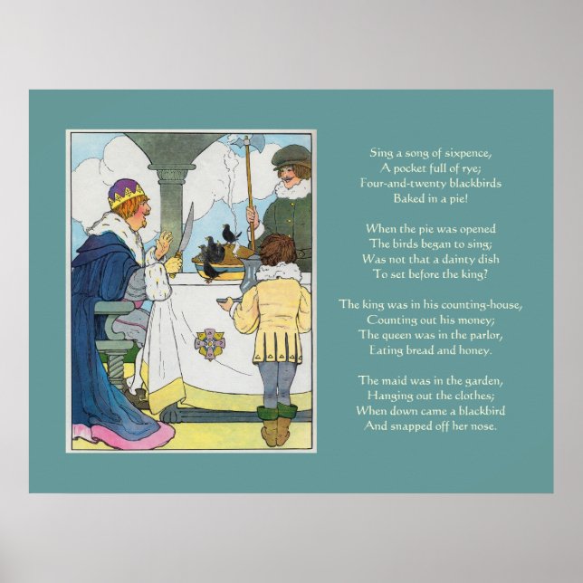 Poster Chantez une chanson de six pence, Une poche rempli (Devant)