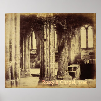 Poster Chapelle Rosslyn 1860 Imprimer