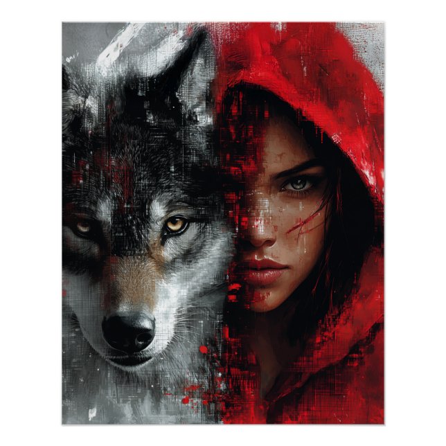 Poster Chaperon Queen Red Riding (Devant)