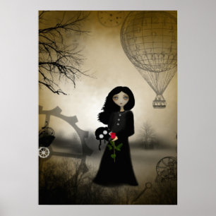 Poster Chaque s'est levée l'a est l'affiche d'art de