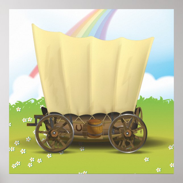 Poster Chariot vers l'Ouest (Devant)