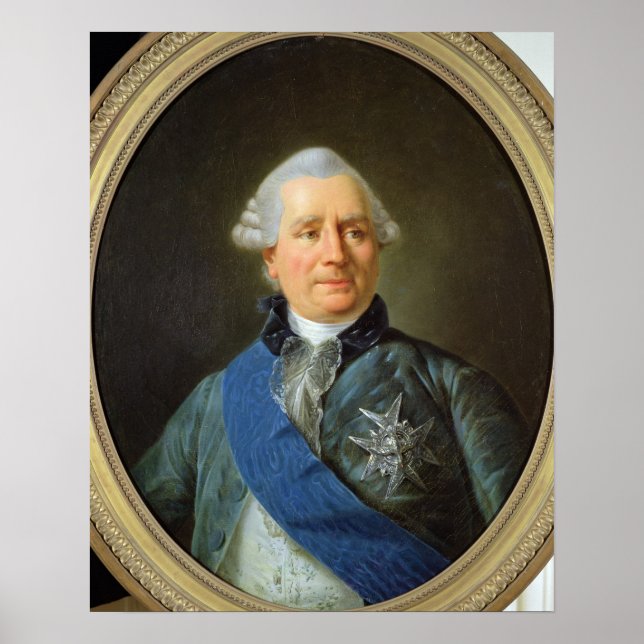 Poster Charles Gravier Comte de Vergennes (Devant)