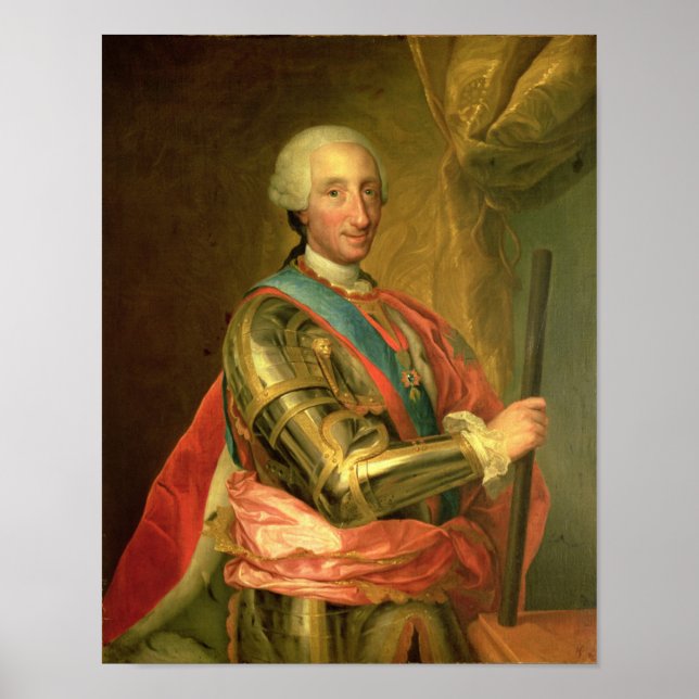 Poster Charles III en Armor, après 1759 (Devant)