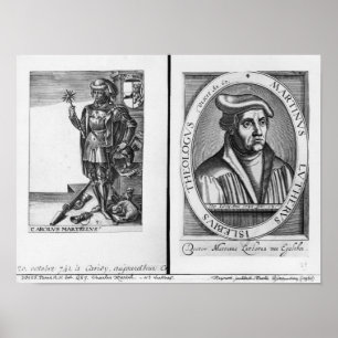 Poster Charles Martel et Martin Luther