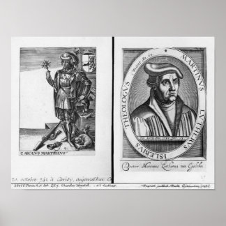 Poster Charles Martel et Martin Luther