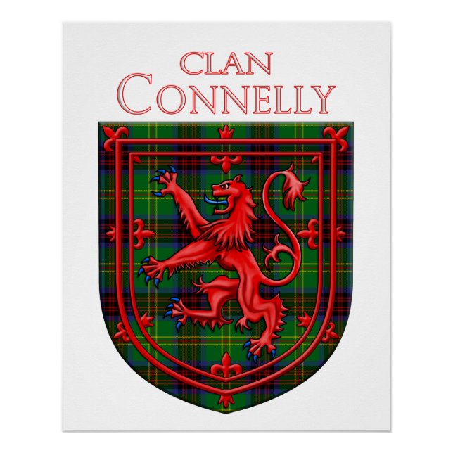 Poster Chasse Connelly Tartan Scottish Plaid (Devant)