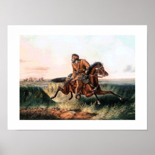 Poster Chasseur de la prairie