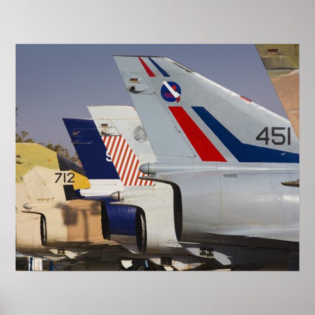 Poster chasseur Kfir construit par Israël (Devant)