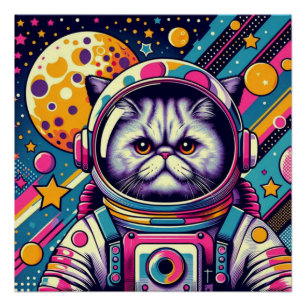 POSTER CHAT-ASTRONAUT PERSIEN 8