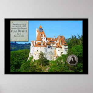 Poster Château de Bran, Transylvannie