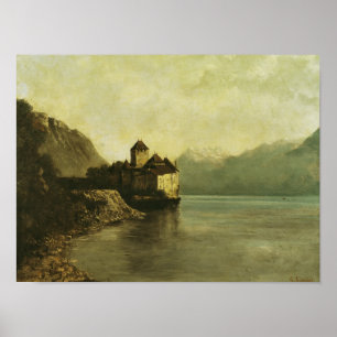 Poster Chateau de Chillon, 1874
