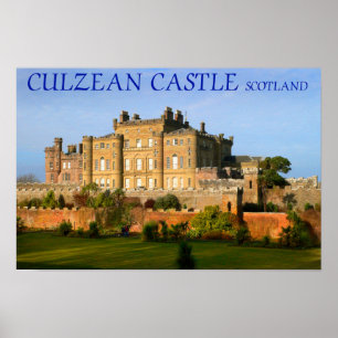 Poster château de culzean écossaise