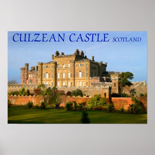 Poster château de culzean écossaise (Devant)