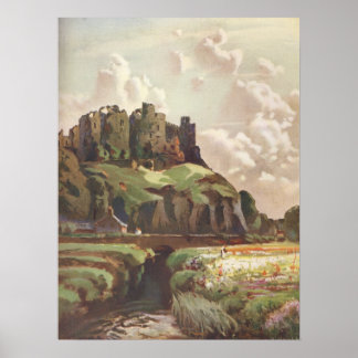 Poster Château de Harlech I, Pays de Galles