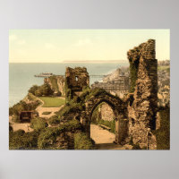 Château de Hastings, Hastings, Sussex, Angleterre