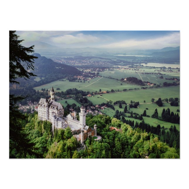 Poster Château de Neuschwanstein (Devant)