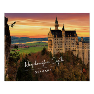 Poster Château de Neuschwanstein Allemagne