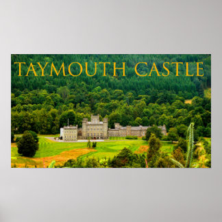 Poster château de taymouth