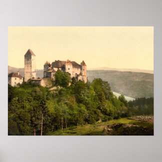 Poster Château de Vaduz, Liechtenstein