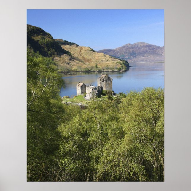 Poster Château d'Eilean Donan, Écosse. Le célèbre Eilean (Devant)