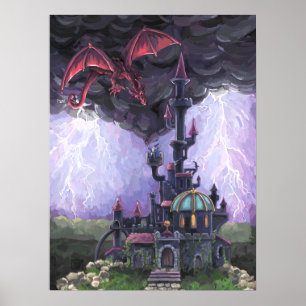 Poster Château du dragon
