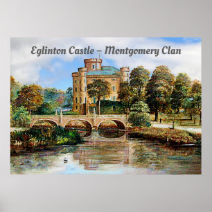 Poster Château Eglinton - Montgomery Clan