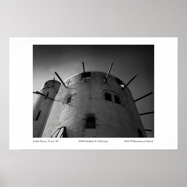 Poster Château Gwynn (Devant)