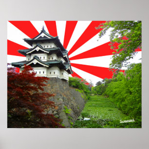 Poster Château japonais