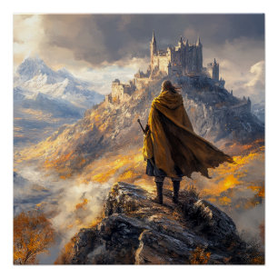 Poster Château médiéval