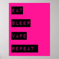 Chaud rose Manger Vape Répéter Semi brillant Poste