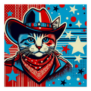 POSTER CHAUSSURES À COWBOY HAUT-CAT 4