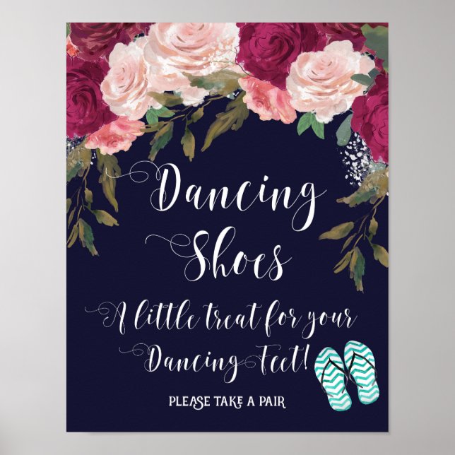 Poster chaussures de danse signent un petit régal pour vo (Devant)