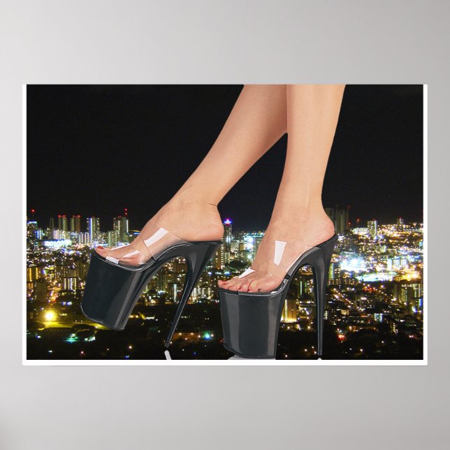 Poster Chaussures de ville - Stiletto Art (Devant)