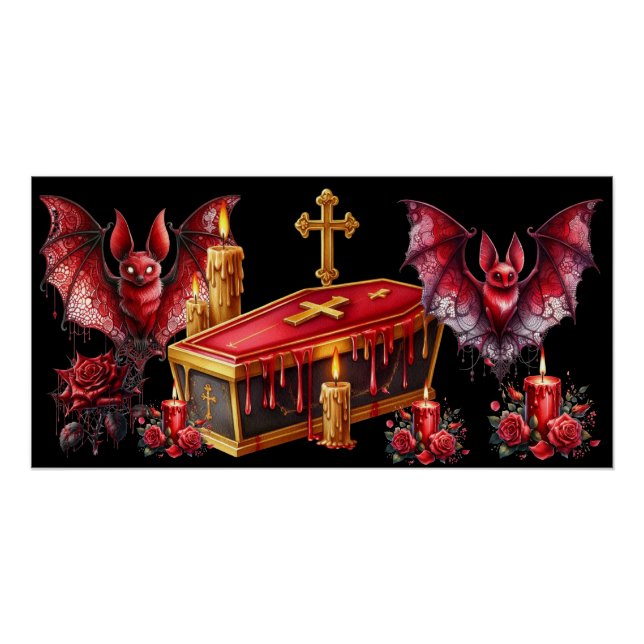 Poster Chauves-souris vampires (Devant)