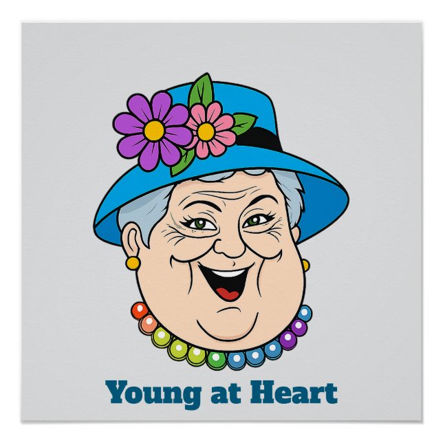 Poster Cheerful Face (Devant)