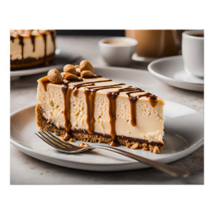 Poster Cheesecake au beurre de cacahuète