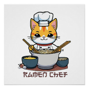 Poster Chef de Ramen