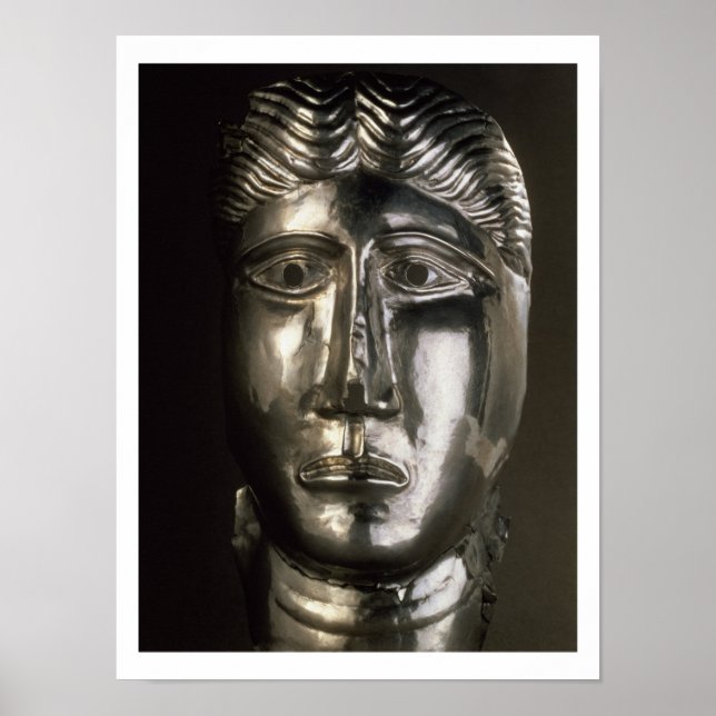 Poster Chef d'un homme, gallo-romain, 2e siècle après J.- (Devant)