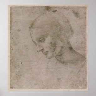 Poster Chef d'une jeune femme