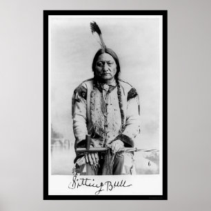 Poster Chef - Sitting Bull 1889