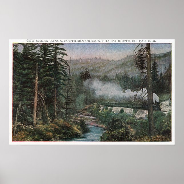 Poster Chemin de fer du Pacifique Sud (Devant)