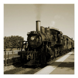 Poster Chemin de fer historique