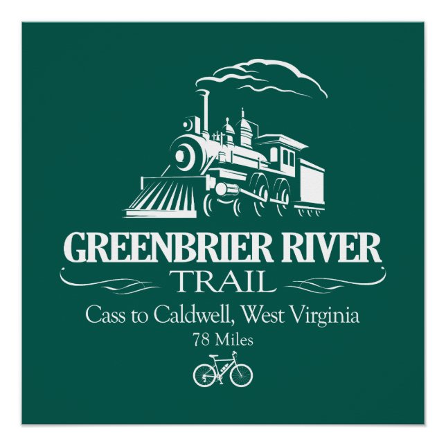 Poster Chemin de la rivière Greenbrier (RT) (Devant)
