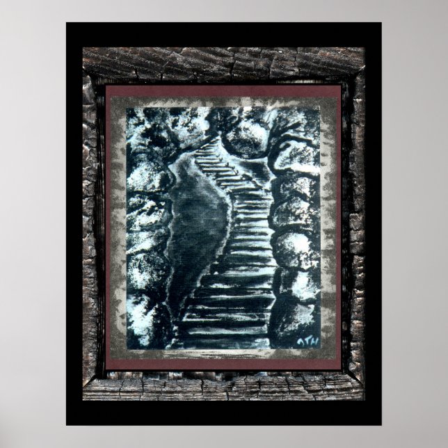 Poster Chemin de pierre (Devant)