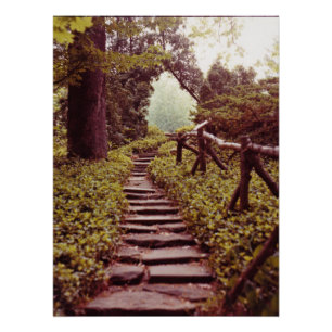 Poster Chemin vers la lumière