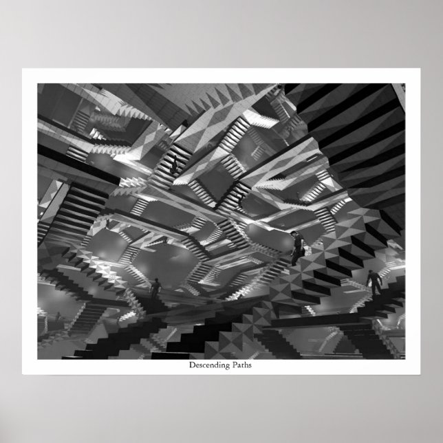 Poster Chemins descendants (Devant)